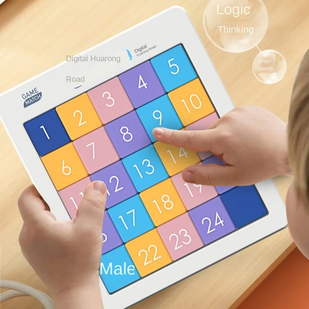 Digitale schuif Magnetische puzzel Puzzelspeelgoed Educatief speelgoed Educatief kinderspeelgoed Glijblok Puzzelbord Wiskundespel