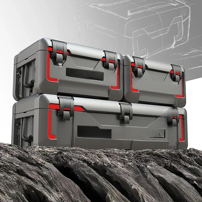 Wholesale 110L HDPE Car Roof Luggage SUV Roof Rack Camping Specialty Storage Box Cargo Box
