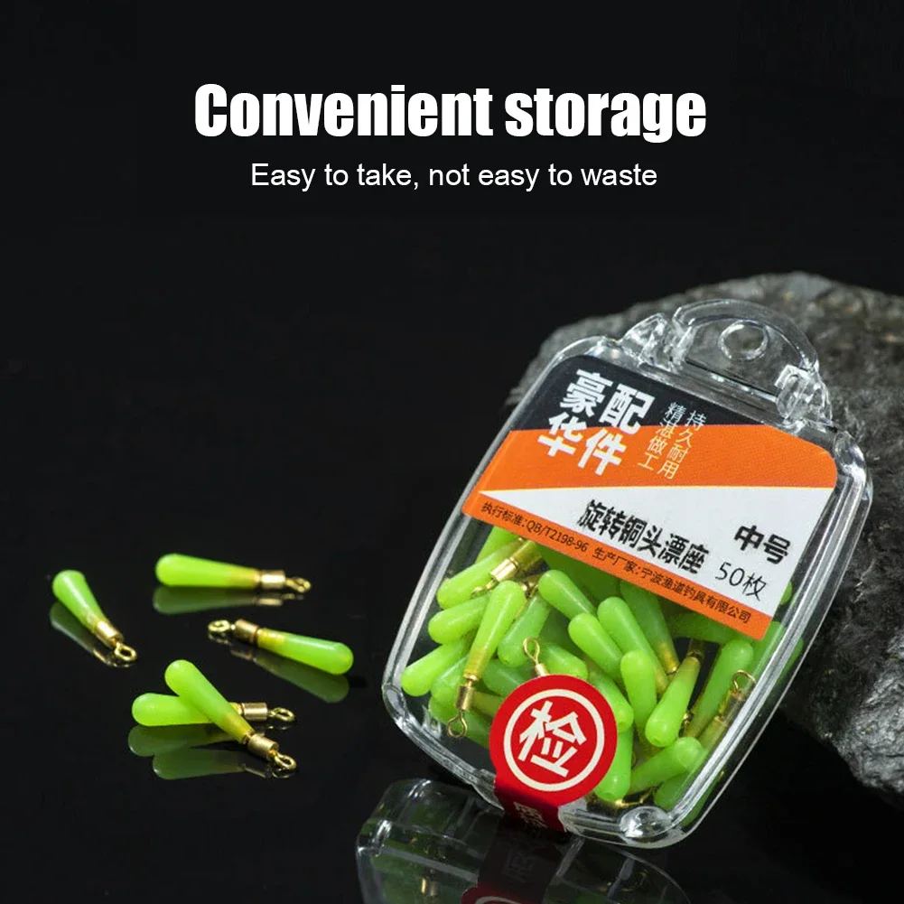 عوامة مطاطية للانجراف ، عوامة دوارة ، مقعد رأس نحاسي ، إكسسوارات صيد السمك ، أداة صيد ، 30 أو الكثير #5