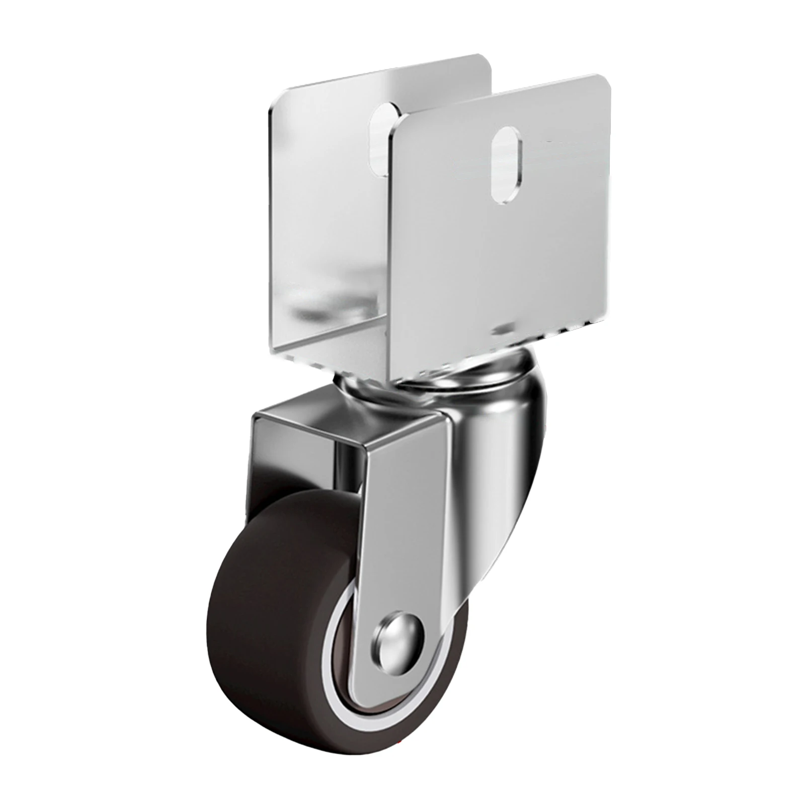 TPE Rubber Caster Wheels Smooth Rolling Solution for Kitchen Cabinets Coffee Tables and More Indoor Applications