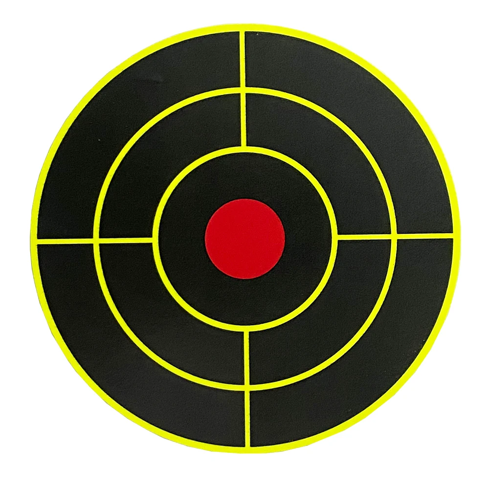 REAL Color-impact Sticker Targets 3 inch 4 inch 20 100 200 250 Counts Pack Black into Yellow 5310 Tactical Equipment