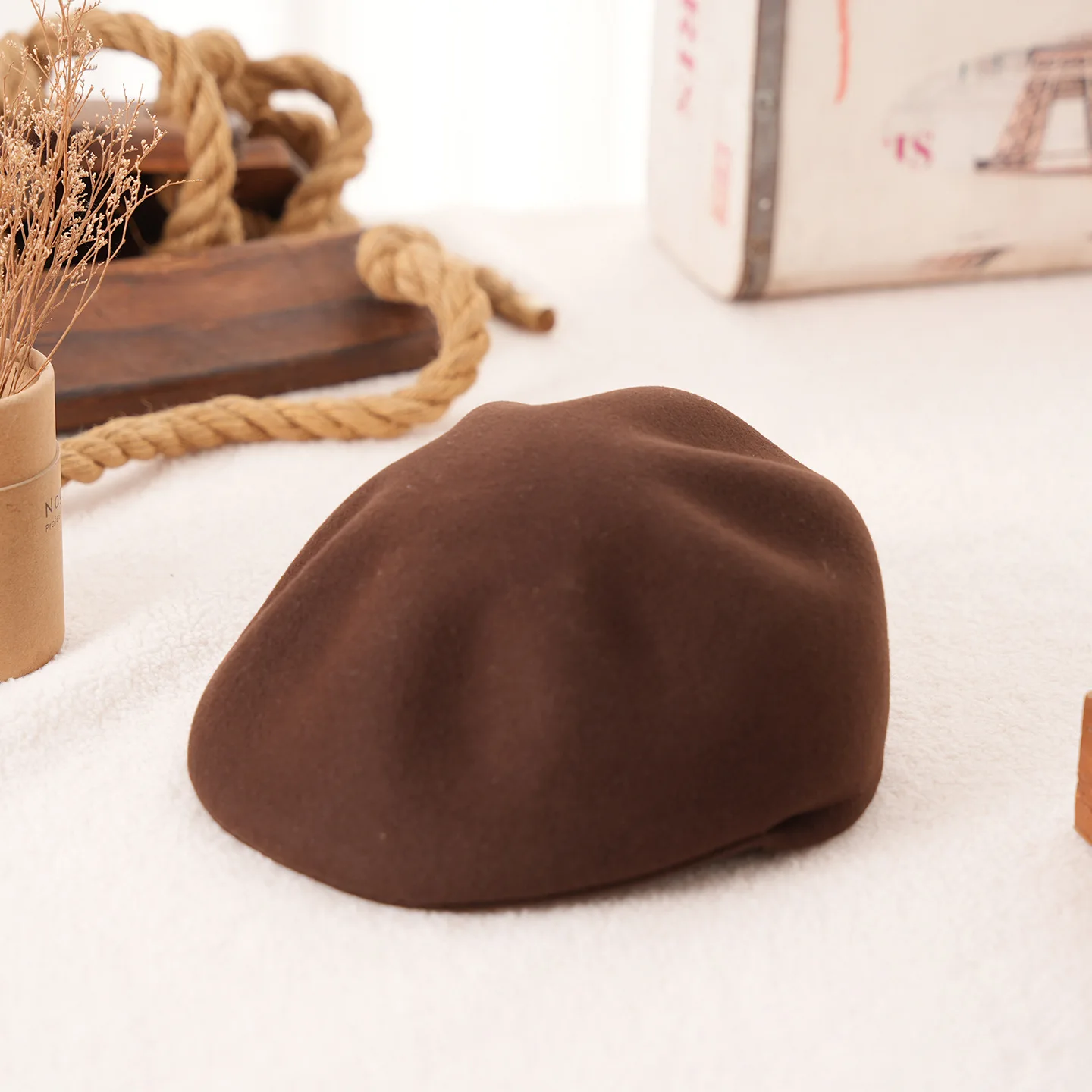 Wool Newsboy & Beret Cap | Japanese British Vintage Style Unisex All-Season Versatile