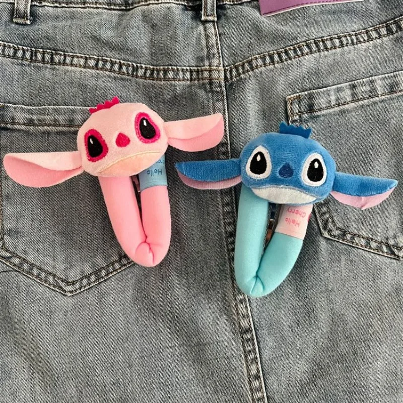 Lilo & Stitch Blue Stitch Cartoon Doll Hair Clip Sweet and Cute Girl Heart Side Hair Clip Female Hair Accessory Surprise Gift