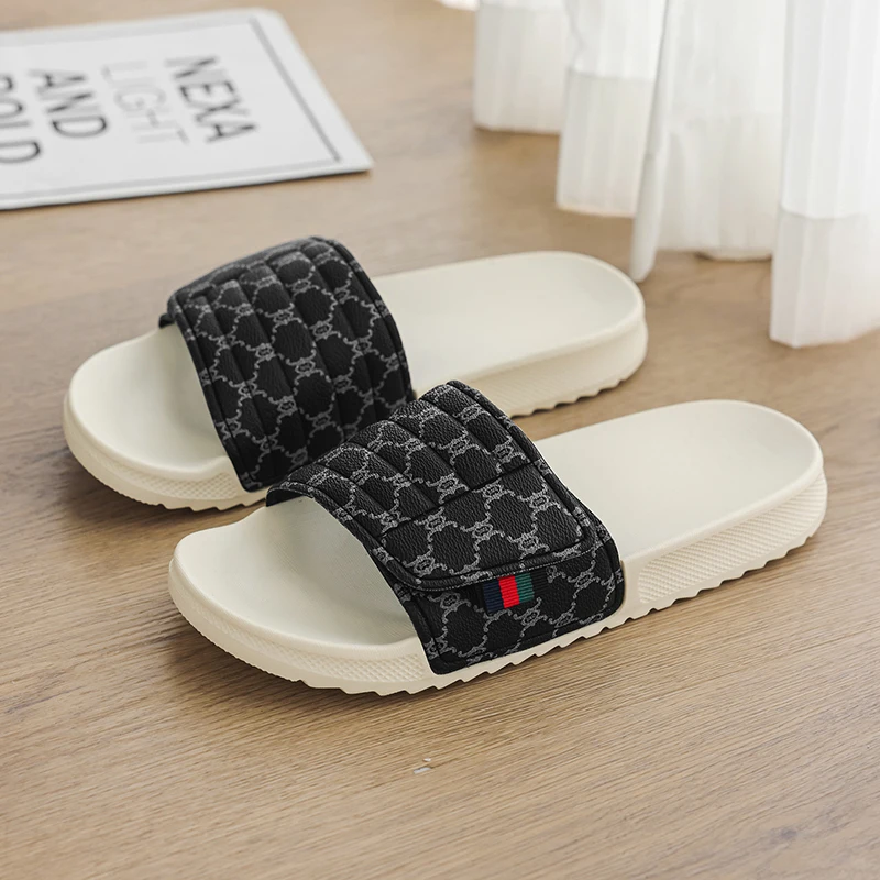 

Outdoor Sandals Clogs Beach Slippers Summer Men Fashion Slippers Indoor Home Slides Bathroom Shoes Comfortable Soft Flip Flops