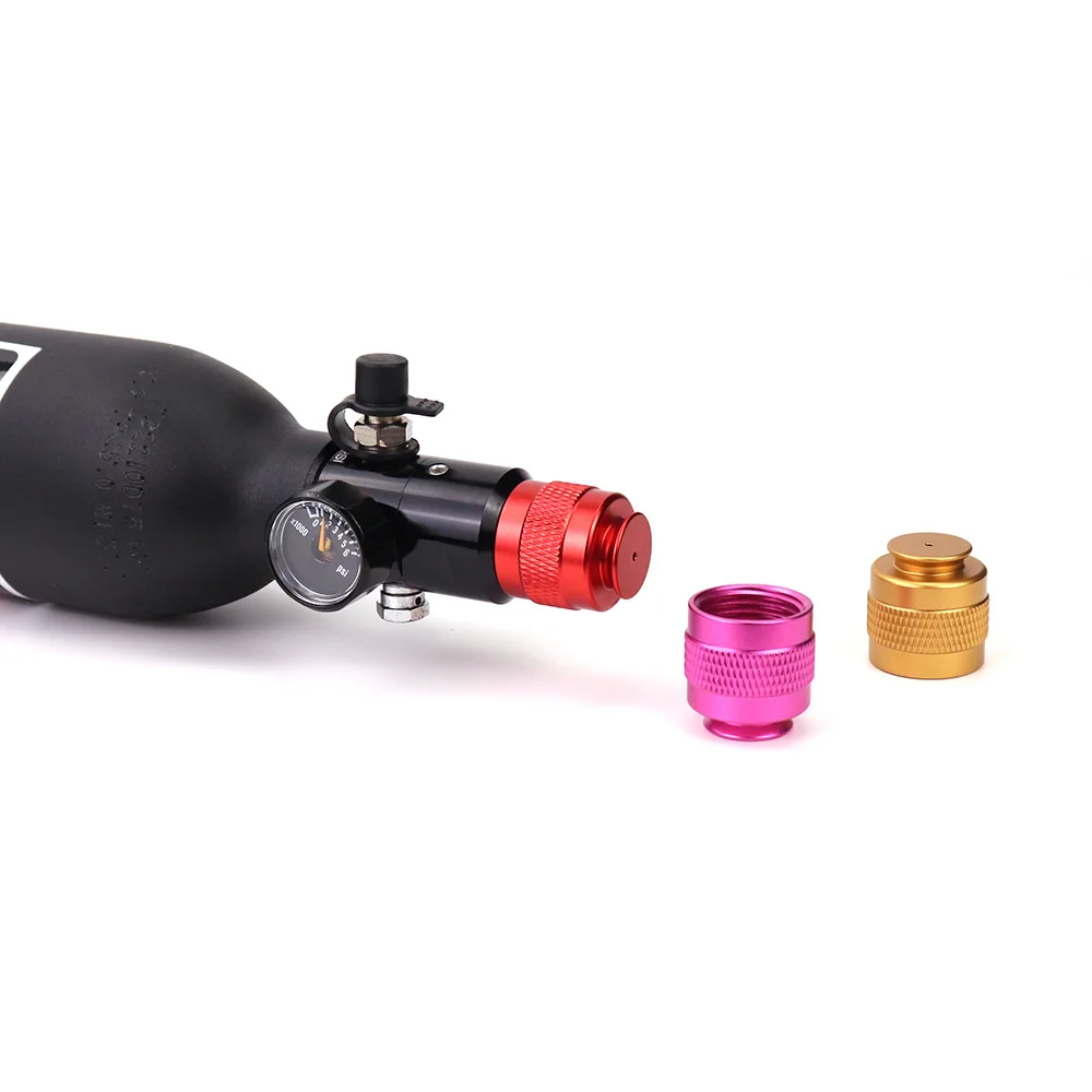 Aluminum Thread Protector For HPA Air CO2 Tank Regulator Pin Valve