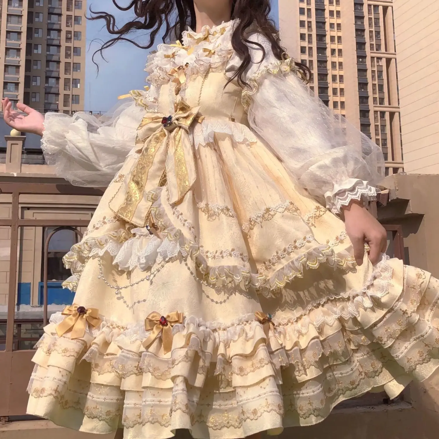 

Lolita Dress Daily Design Women's Long Spring and Autumn