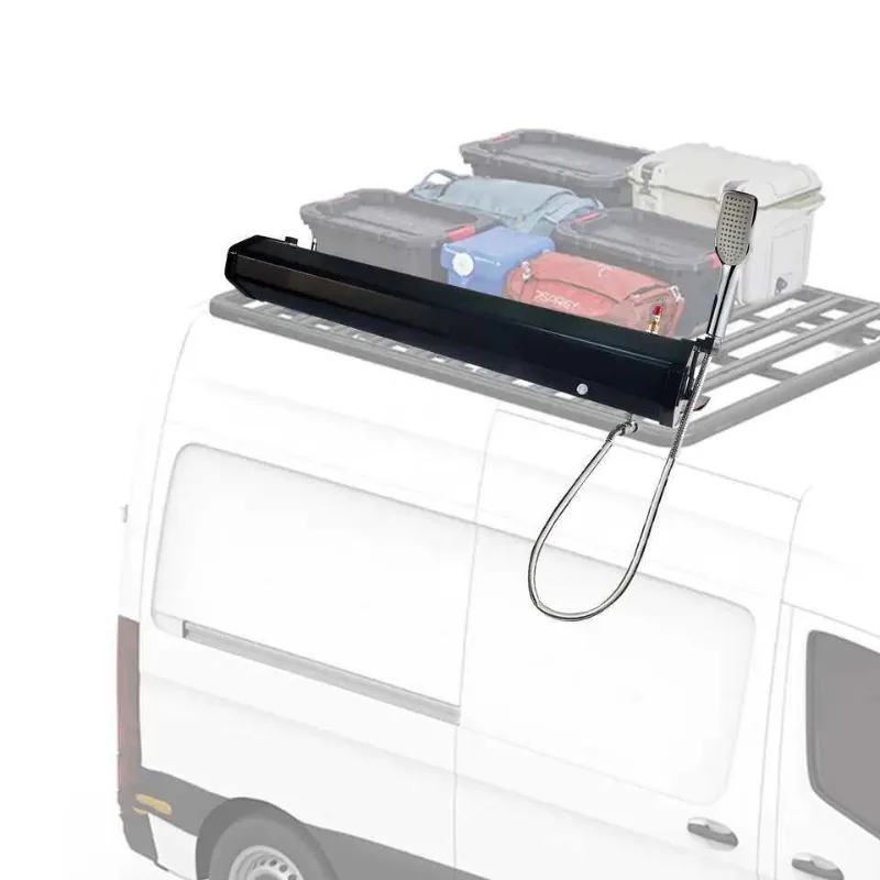 Car Mounted High quality car camping shower water tank, off-road car roof shower, camping outdoor mobile shower water tank