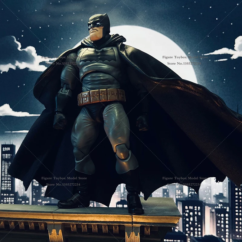 Figura de acción de héroe negro oscuro, Mini capa en forma de alambre, accesorios de juguete para decoración del cuerpo de soldado Mutant Mafex Bat de 6 ", 1/12