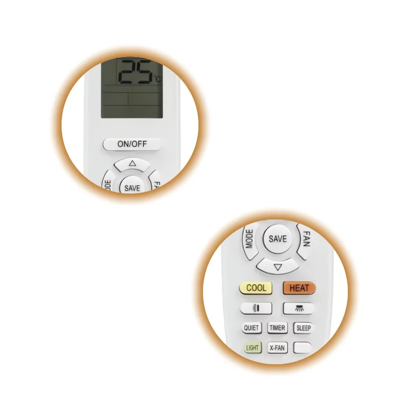 

Infrared AC Remote Controller, Plug & Play Replacement for Gree TOSOT YAPOF15 Air Conditioner, No Setup or Programming Required