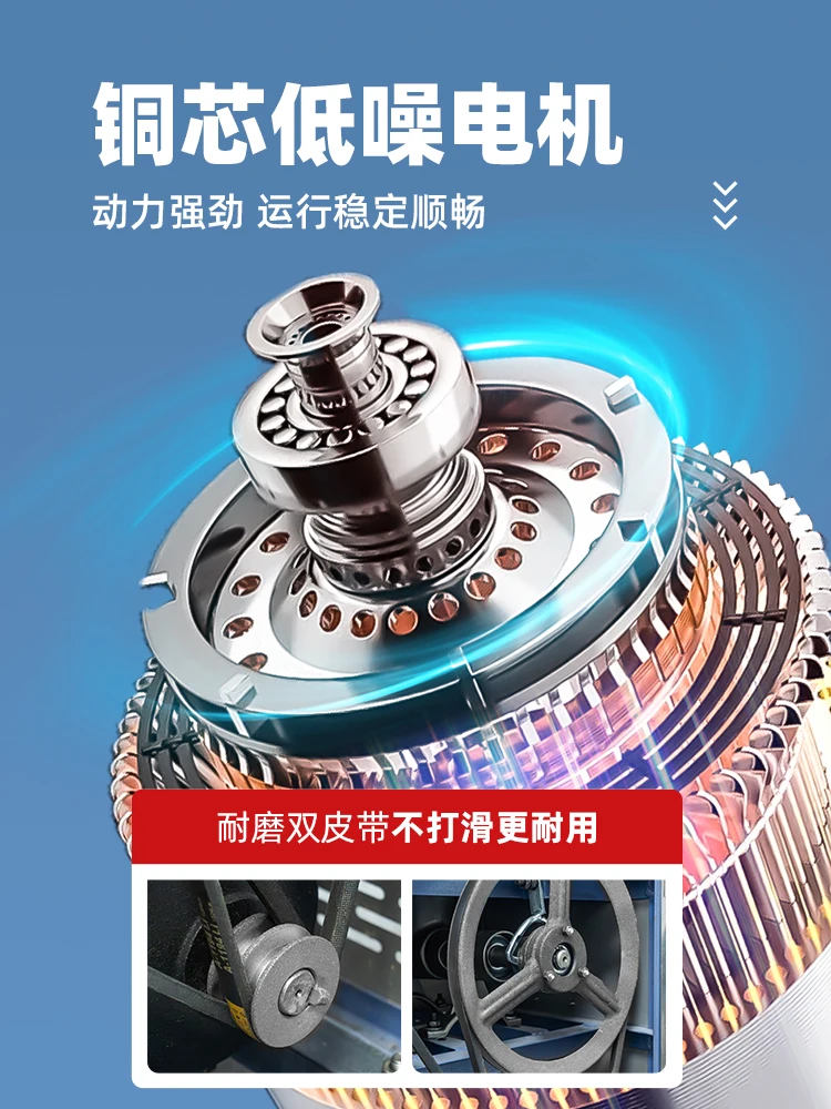 Meat grinder Commercial high-power stainless steel multi-functional grating enema, meat filling, meat slicing machine Large