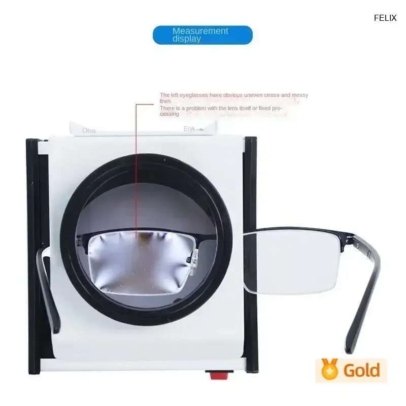 110V/220V Multi-Focus Progressive Lens Tester Mark Reader Portable Lens Testing Machine Eyewear Testing Equipment Cp-29B