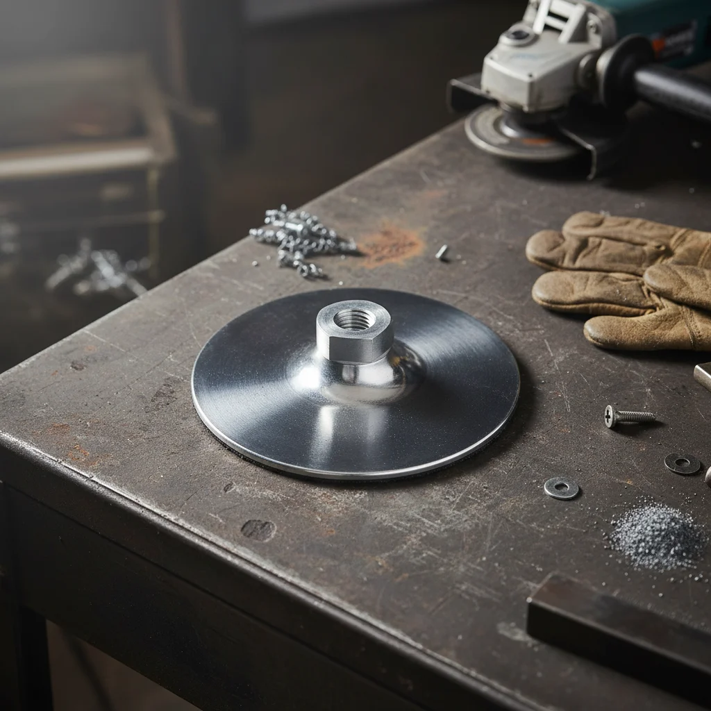 

1 шт. 125 мм алюминиевая полировальная подушечка для резьбы M14, угловая шлифовальная машина, подкладка для полировки, аксессуары для электроинструментов