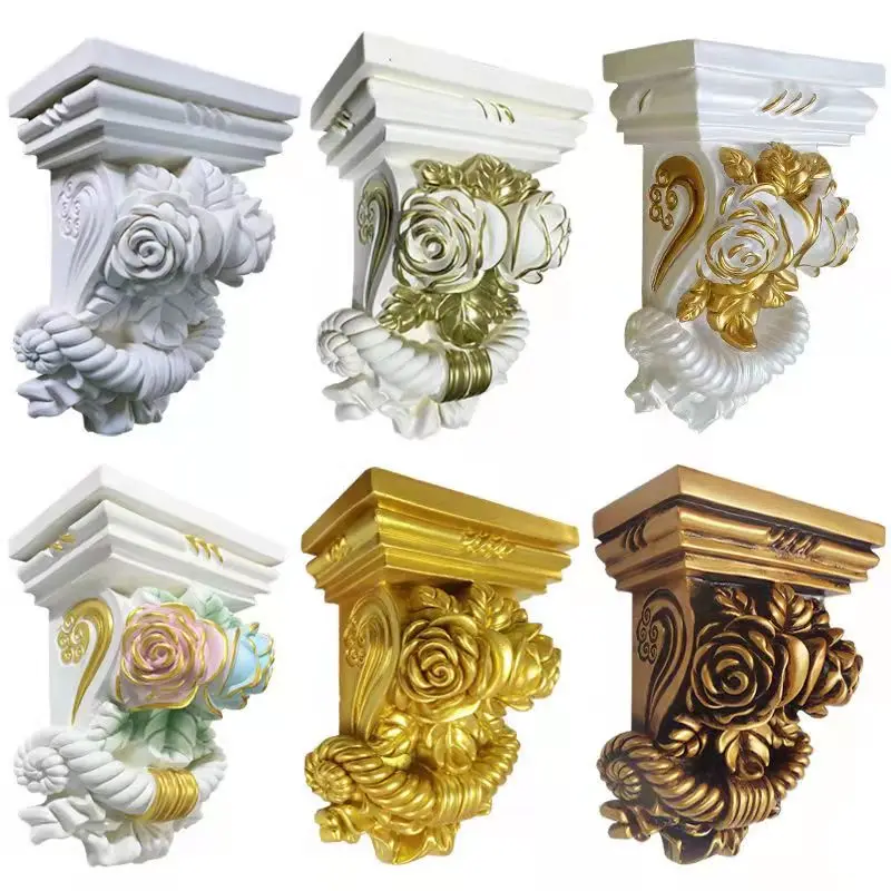 PU European-style carved decals Roman stigma building decoration home corridor door beam support ornaments non-wood carving plas