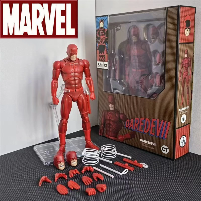 New CT 223 Daredevil Action Figure Toys 6 Inch Murdock Marvel'S Daredevil Model Doll Collectible Ornaments Boyfriend Gift