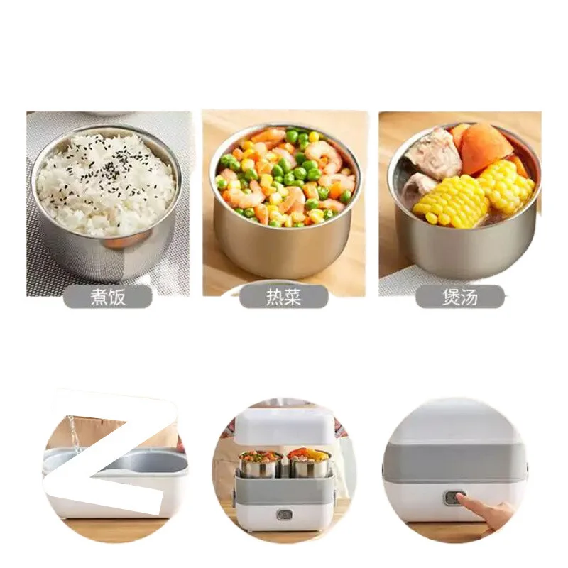 Suitable forMultifunctional electric lunch box Household insulation Office workers Self-heating plug-in heater Quick heating ele