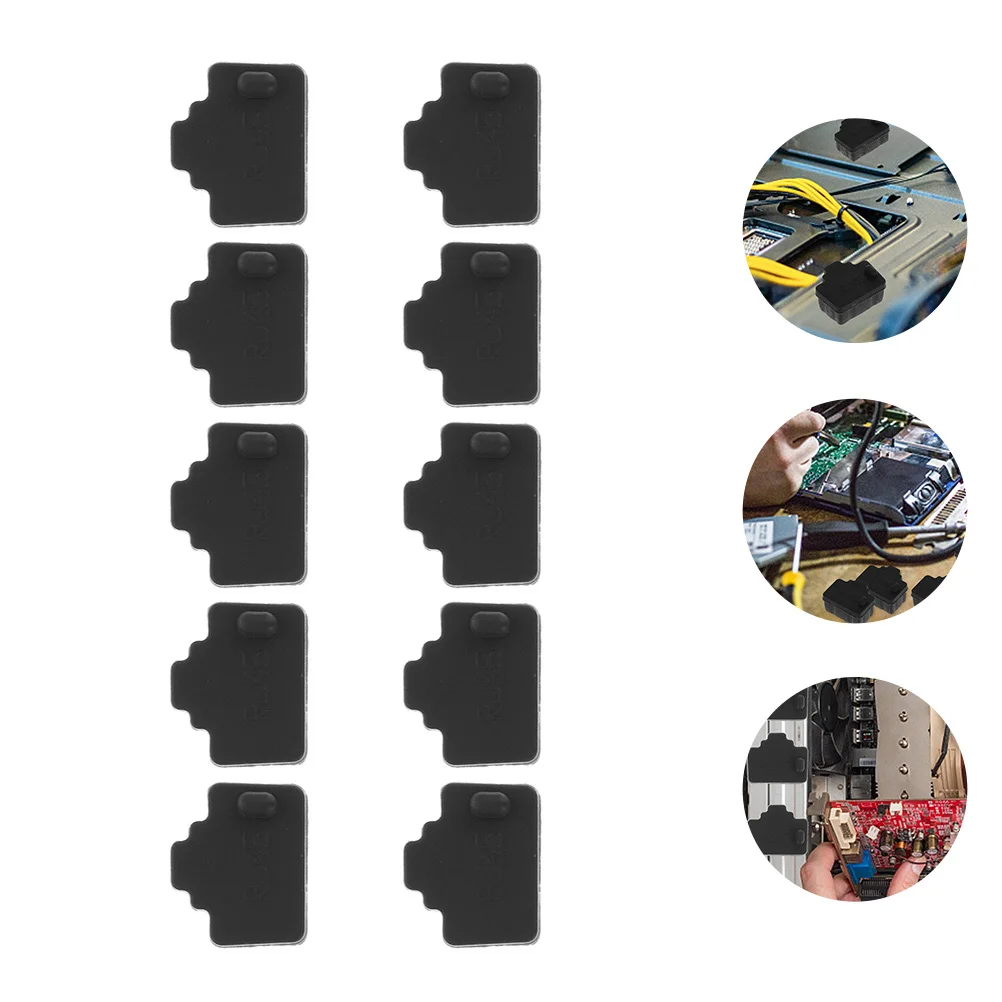 

50Pcs Network Port Dust Plug High Grade Silicone Rj45 Dust Cover Protector for Ethernet Hub Router Pc Laptop Plug