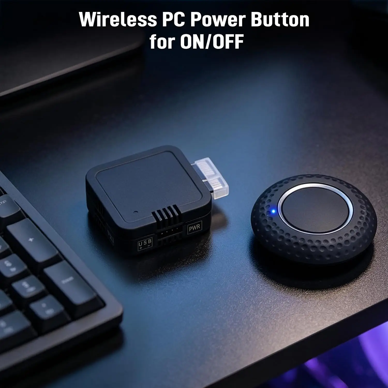 Wireless PC Power Button with PCIe Receiver description 1