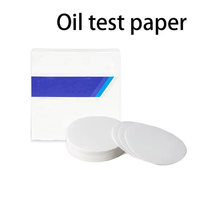 50pcs/Box 9cm Oil Detection Filter Paper Quick Test Oil Test Paper