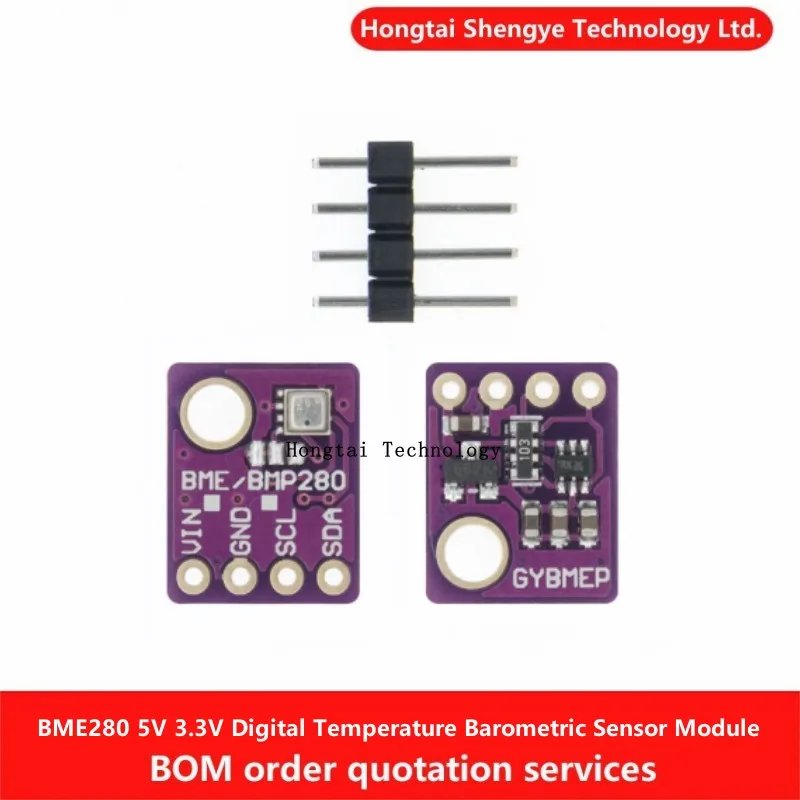 BME280 5V 3.3V Digital Temperature Humidity Barometric Pressure Sensor Module I2C SPI 1.8-5V