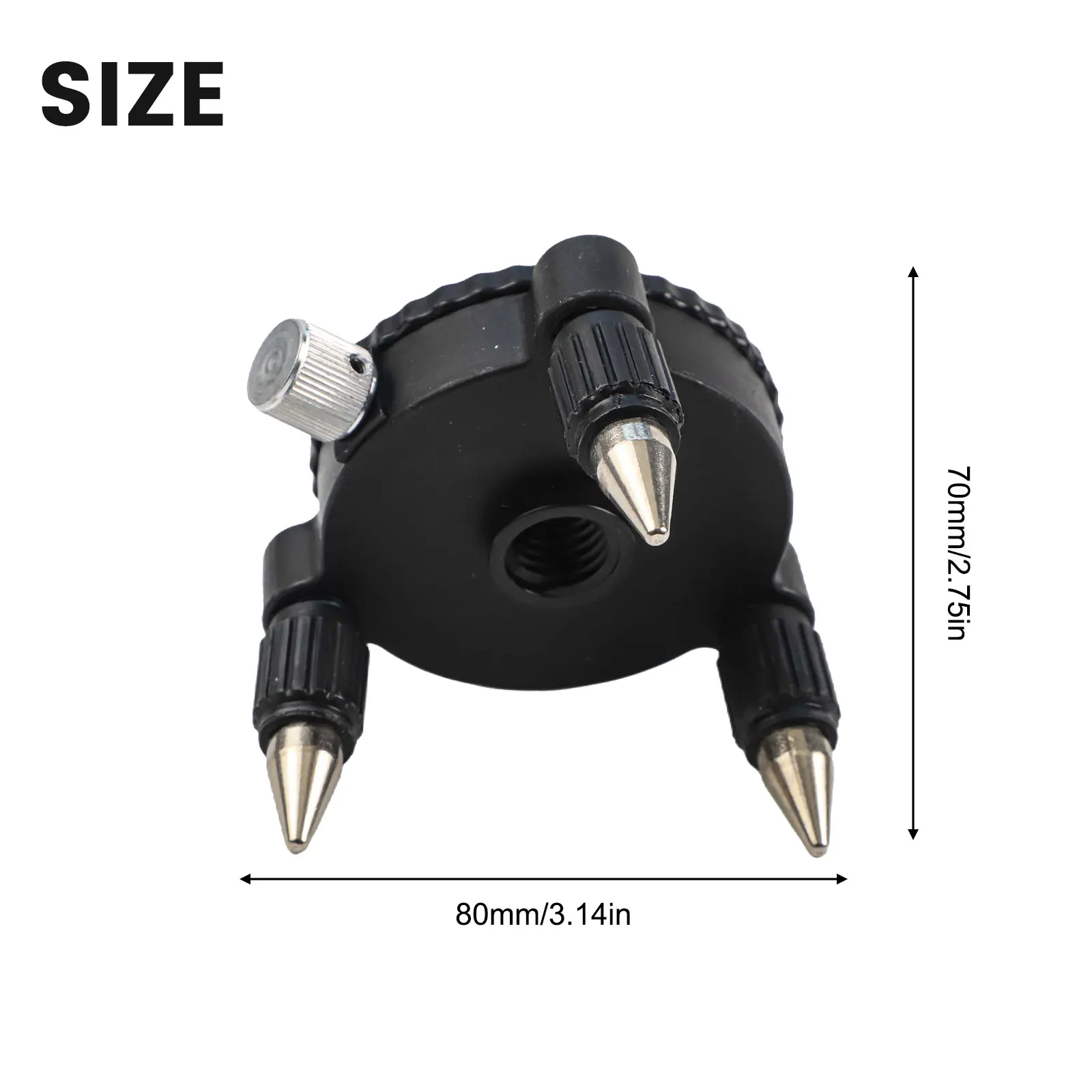 Mounting Adapter for Level Instruments Compatible with For 360-Degree Rotary Tripod Base and 1/4 Inch Screw Interface