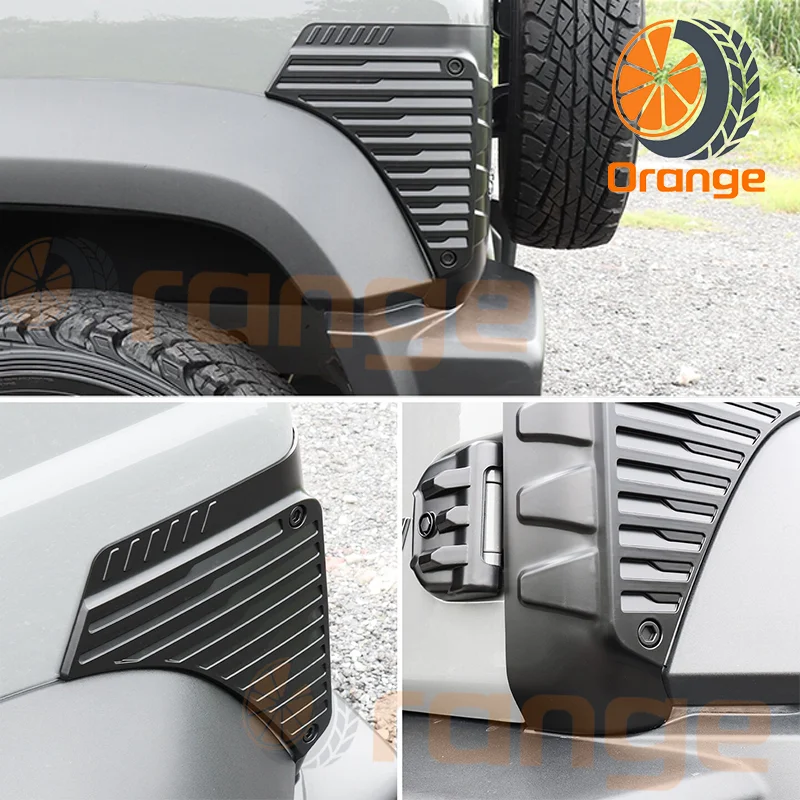 Front & Rear Fender Corner Guard Mechanical Decor Exterior Protection Cover For Suzuki Jimny JB64 JB74 3/5 Door 2019-2026