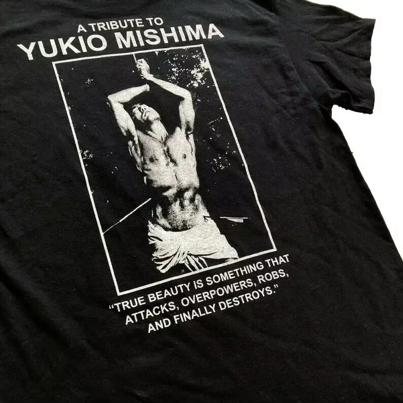 Summer Yukio Mishima “True Beauty” Shirtunisex Tshirtgift Women Men Vintage T Shirt Men's and Women's Casual and Versatile Style