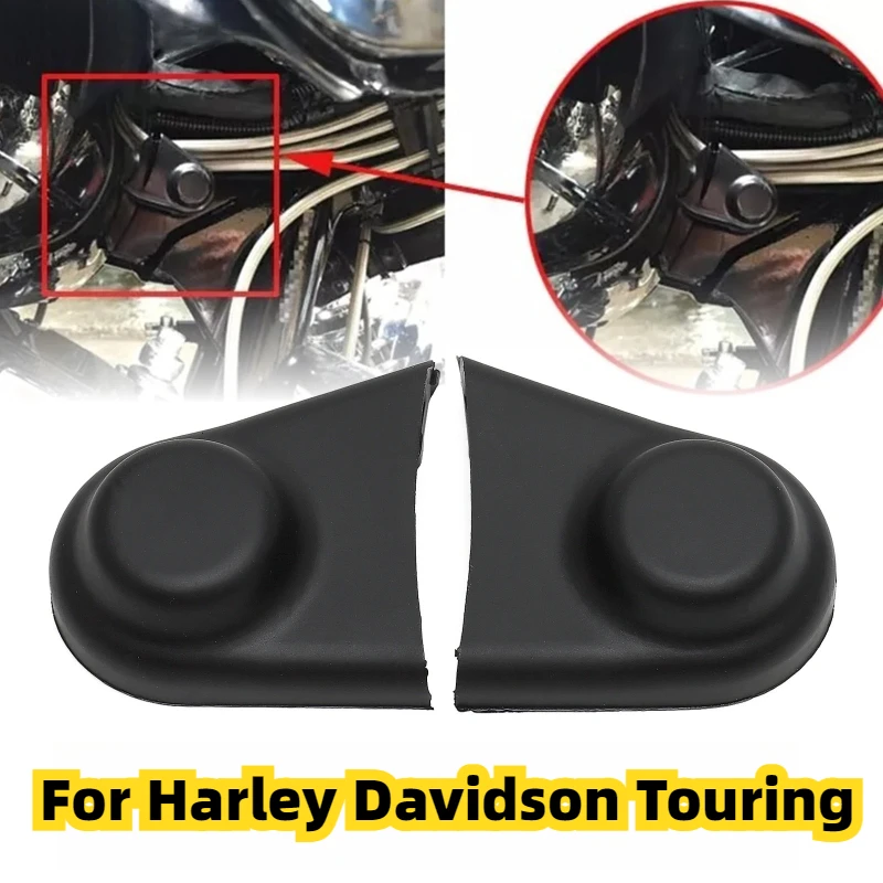 2Pcs Black Rubber Motorcycle Screw Nut Bolts Covers Waterproof screw cap rubber For Harley Davidson Touring