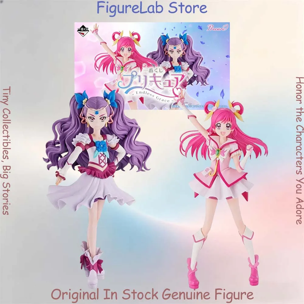 Official Genuine In Stock BANDAI Ichiban Kuji Cure Dream Milky Rose Figure Anime Pretty Cure Endless Grace Model Boxed Toy