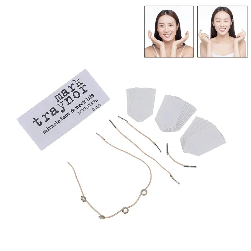 40 Pcs Face Lifting Tape Invisible V-Line Patch Bands Kit Thin Facial Stickers