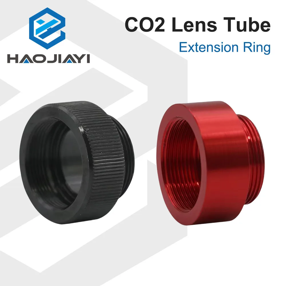 HAOJIAYI Rohrverlängerungsring CO2 Außendurchmesser 25 mm Linsenrohr für D20 F63,5 mm 127 mm Objektiv für CO2-Lasergravur- und Schneidemaschine