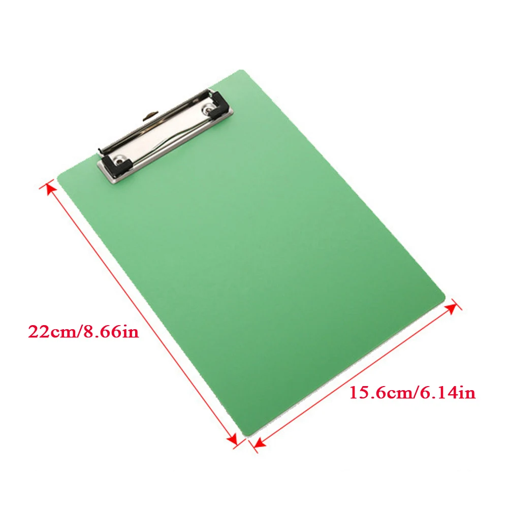 Simple A5 Folder Board Storage Clipboard Memo Pad Clip Notebook File Menu Writing Clamps Paper Holder Office School Supplies