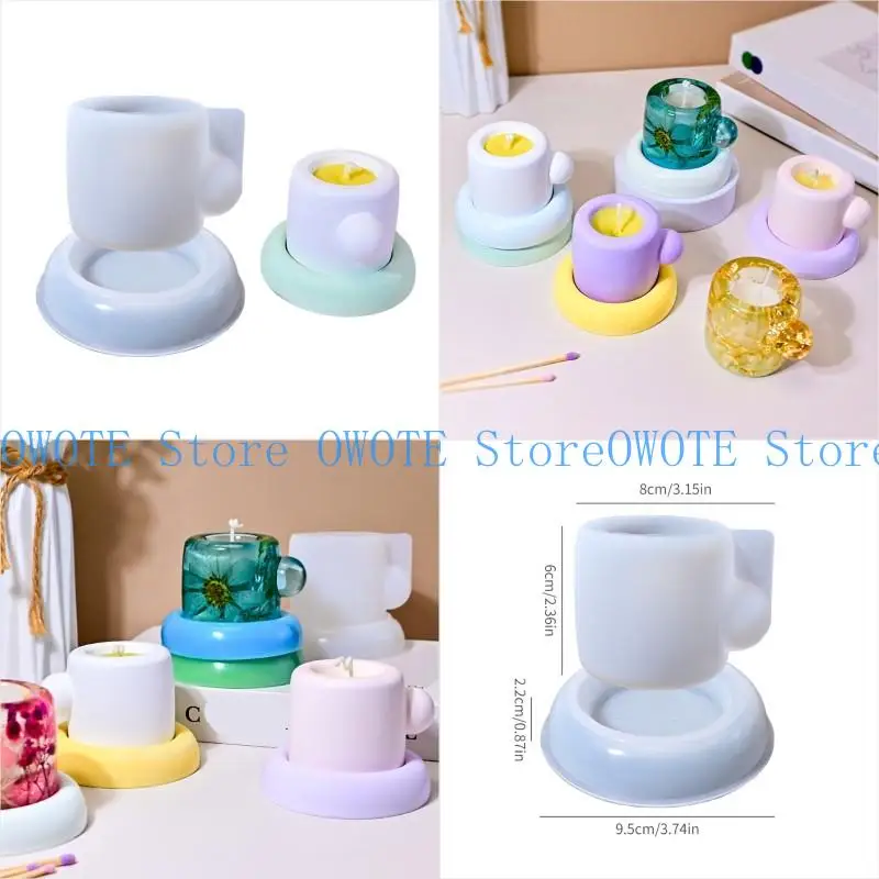 

A52E Handmade Containers Mold For Resin Jewelry Crafting Accessories Decorative Holder Silicone Making Mold