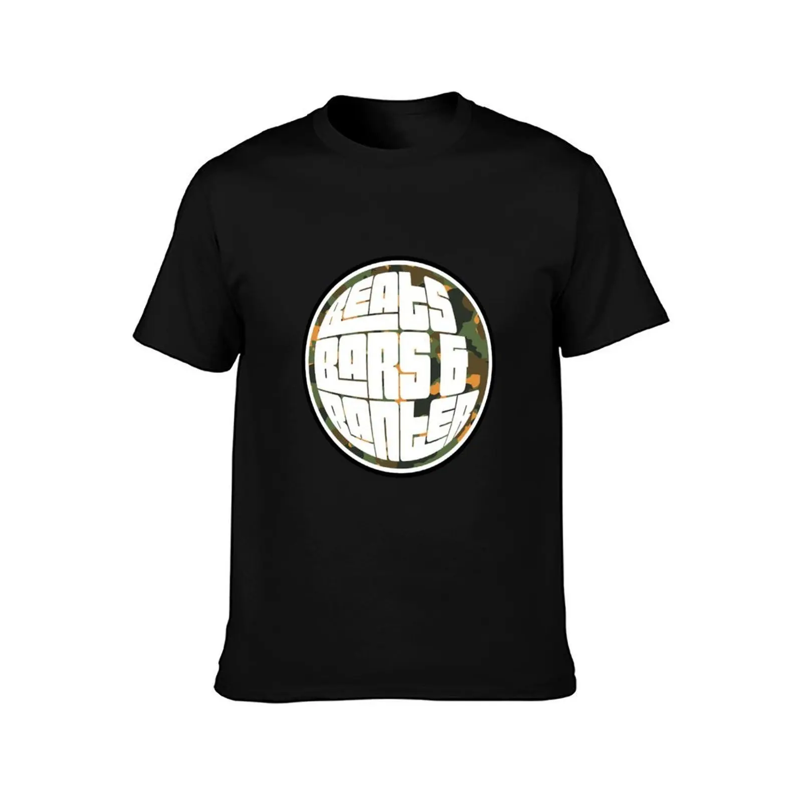 Beats, Bars & Banter - Green Camo T-Shirt Stretch Fabric Comfort T-Shirt