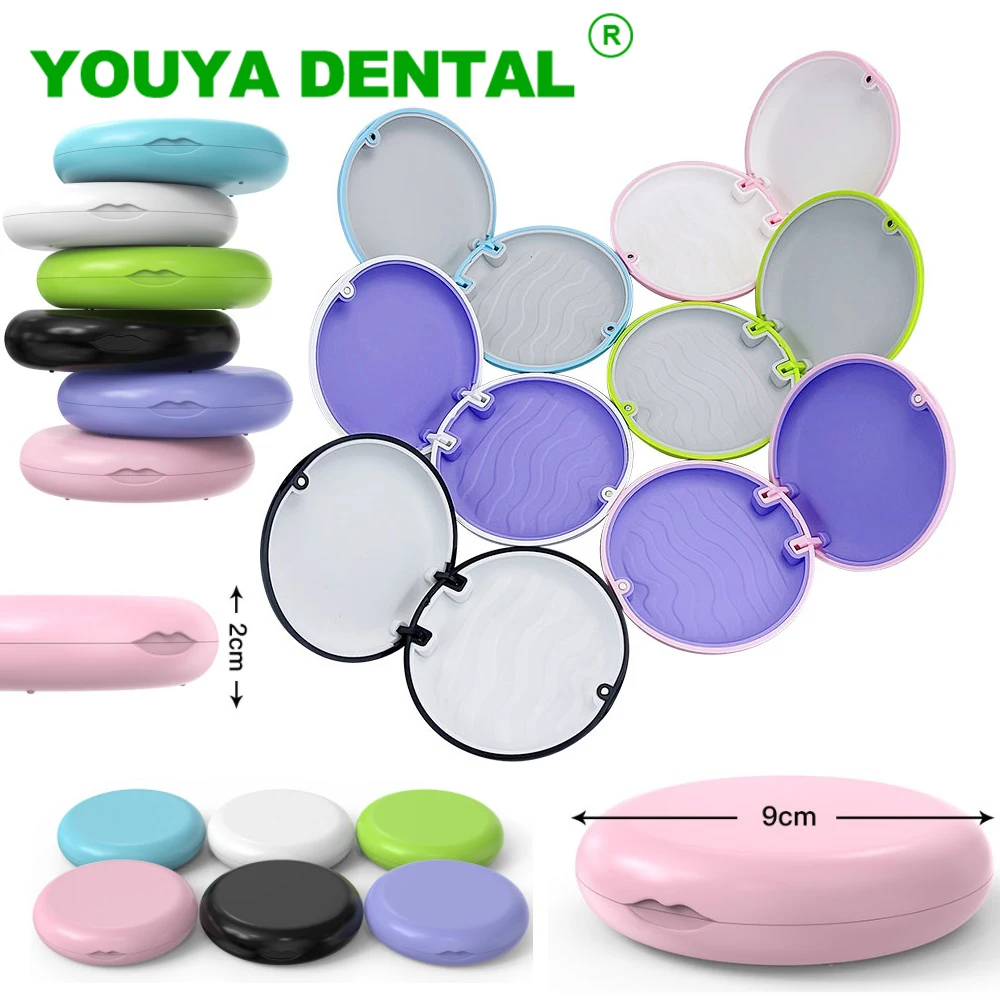 

20pcs Orthodontic Retainer Braces Storage Box Dental False Teeth Case Denture Mouth Guard Organizer Oral Care Dental Supplies