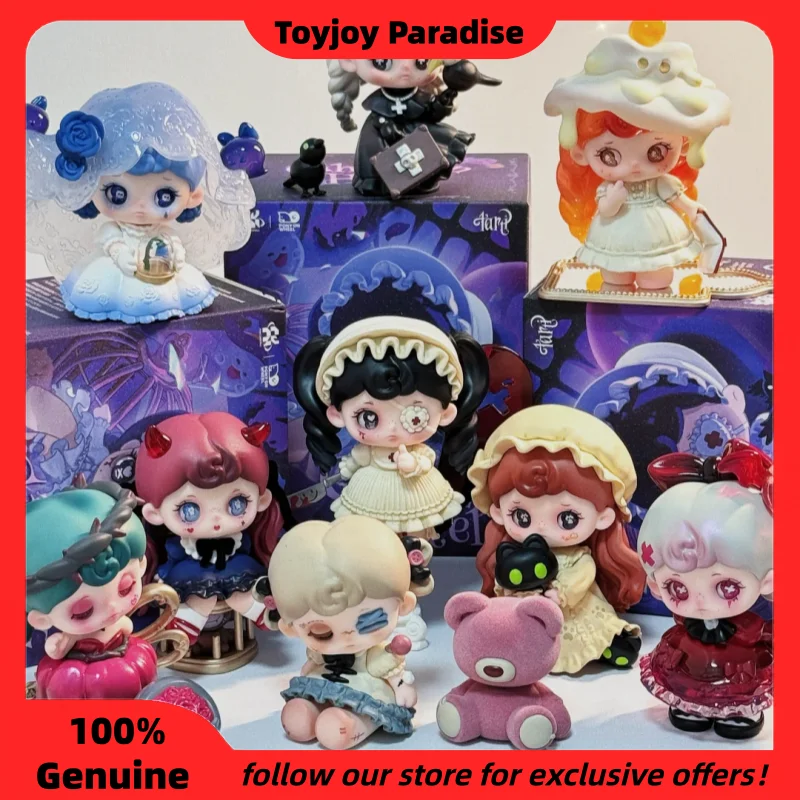 

New Ip Tarti Ghost In Hotel Series Blind Box Cute Gothic Girl Desktop Ornament Mystery Box Figure Gift For Kids And Collectors