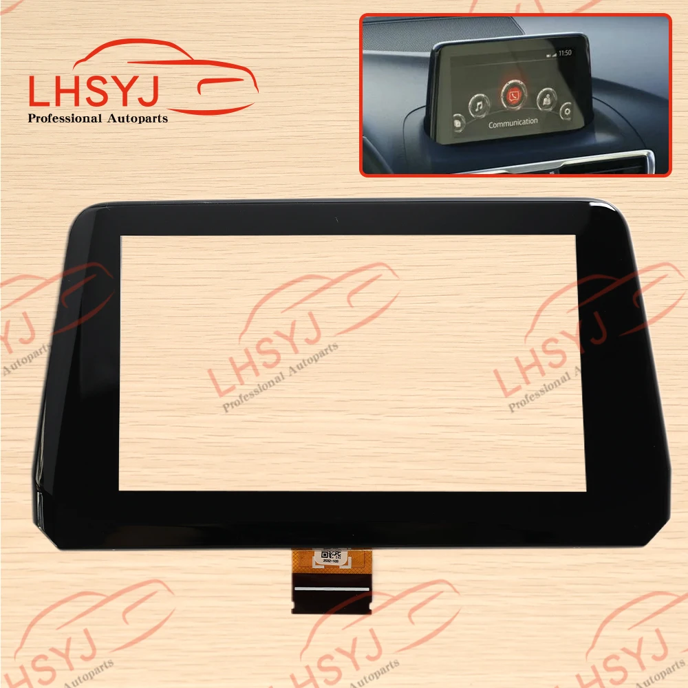 

7" Touch Screen Panel Digitizer For 2017-2018 Mazda 3 Gps Instrument Display Car Radio NAV Parts B61A611J0