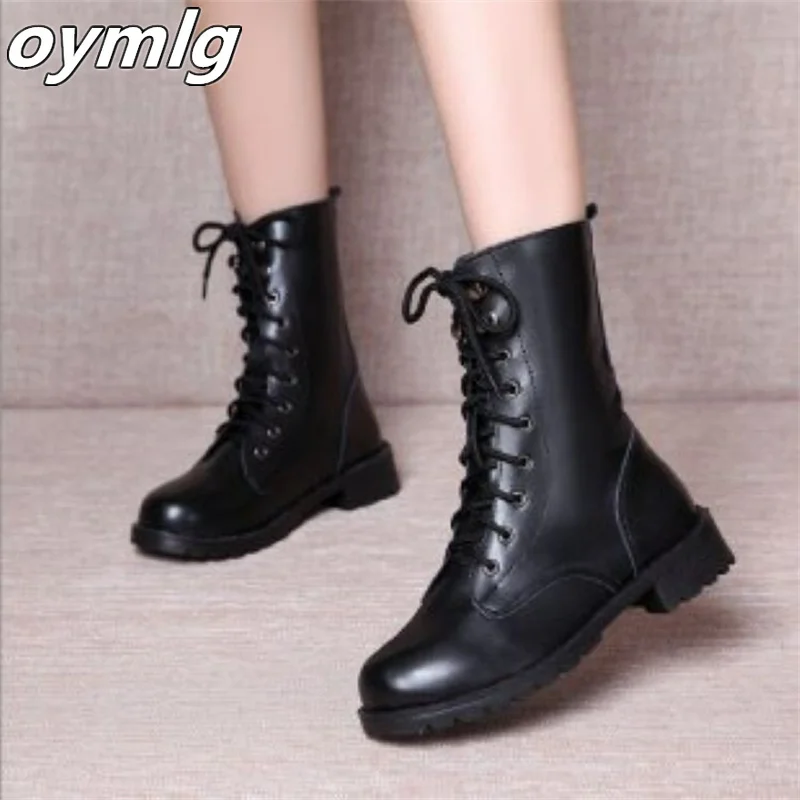 Women's singles shoes 2023 new spring and autumn fashion thick soled motorcycle boots trend short boots