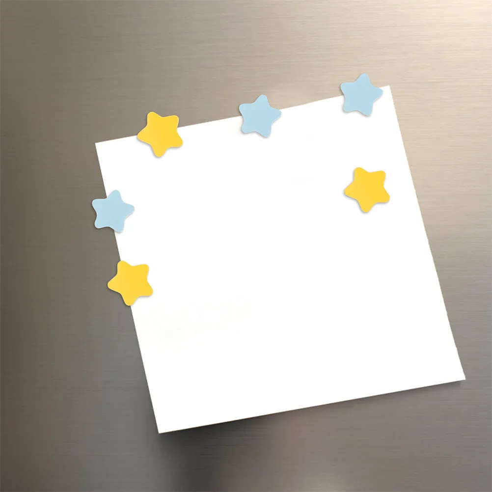 100Pcs Star-Shaped Magnetic Stickers for Reward Charts Group Competitions Classroom Motivation Whiteboard Fridge Locker Decor