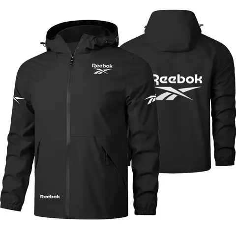 Reebok Logo Patched Two-Color Jacket - Spring/Autumn Men's/Women's Lightweight Windproof and Waterproof Jacket - Outdoor Leisure