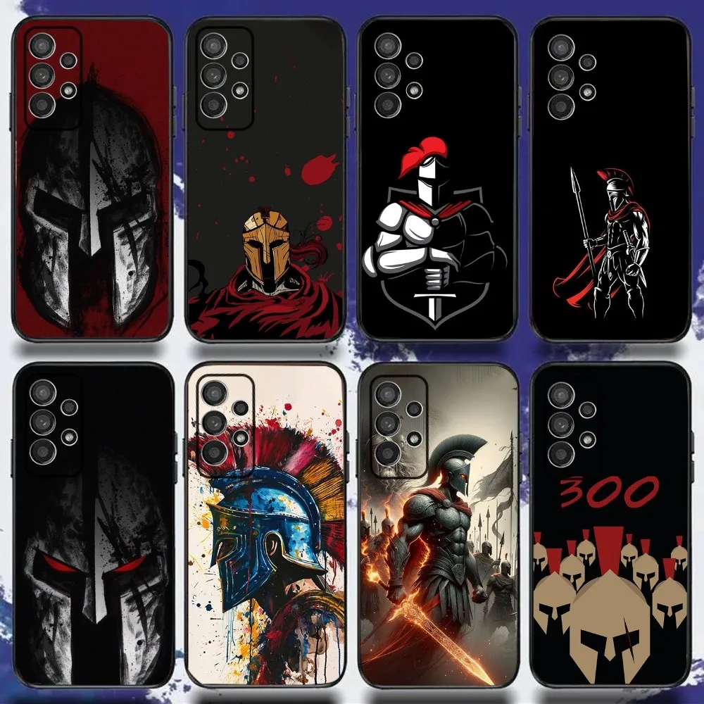 

Spartan-n 300 Warrior-r movie Phone Case For Samsung S24,S21,S22,S23,S30,Ultra,S20,Plus,Fe,Lite,Note,10,9,5G Black Soft Cover