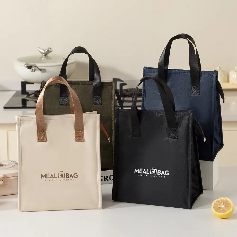 

Портативные сумки для обедов большой вместимости, многофункциональные термосумки с утолщенной алюминиевой фольгой, ручные сумки для хранения