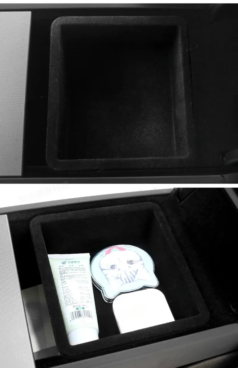 Zentrale Aufbewahrungsbox für Tesla Model 3/Y/3+ Modely Juniper Mittelkonsole Organizer Ablage Armlehnenfach Zubehör – Detail 18