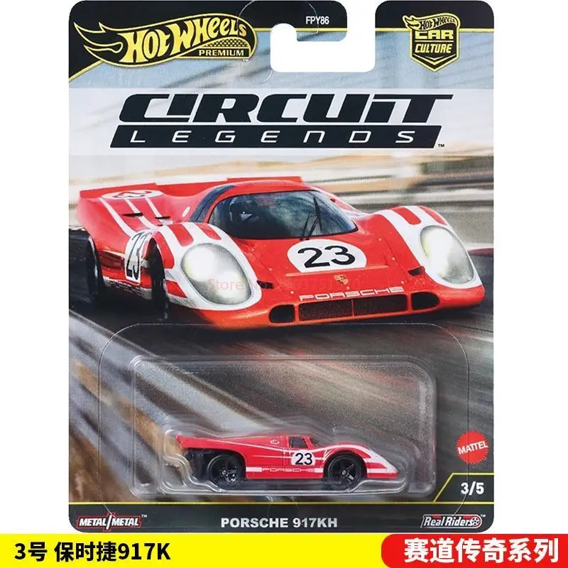 حار حقيقية Hotwheels أسطورة سلسلة سبيكة سيارة لعبة مجسمة مجموعة مع المسار عالية الجودة لعب الأطفال سيارة هدايا عيد ميلاد