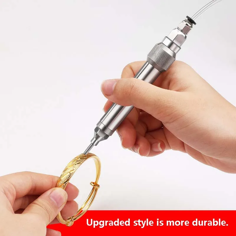 Two pieces per set Pneumatic Sand Pen For Gold Silver Copper Jewelry Surface Texturing Processing Tools