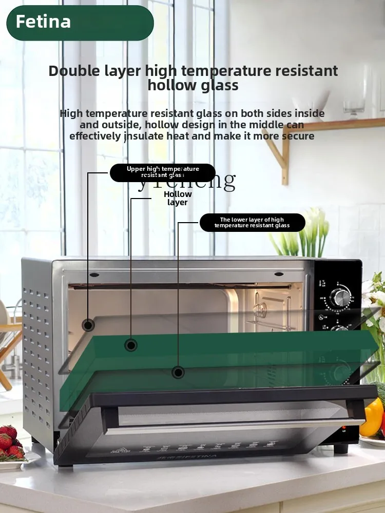 XL electric oven commercial large capacity 120L liters household private room baking automatic multi-function hot blast stove