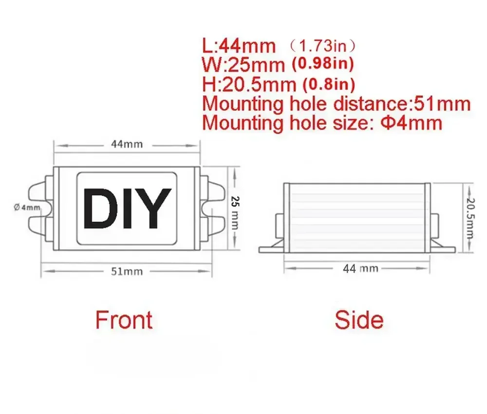 DC 12V 24V (6V-28V) ขั้นตอนลง 3.7V 6A 22W DC Converter Buckโมดูลแหล่งจ่ายไฟอะแดปเตอร์แรงดันไฟฟ้ากันน้ํา