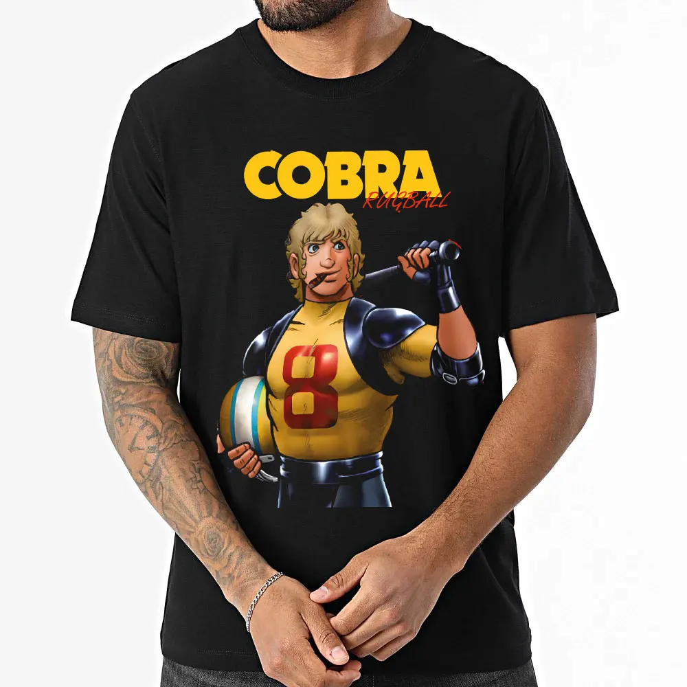 

Cobra Rugball est de retour The Space Adventure Anime t shirt 100% cotton gift Tee Cool present Cartoon Sweatshirt All size Tops