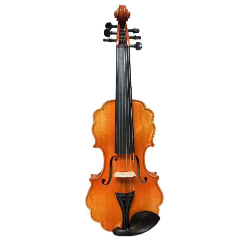 Baroque style SONG Brand master flames left 6 strings violin 4/4,huge and powerful sound