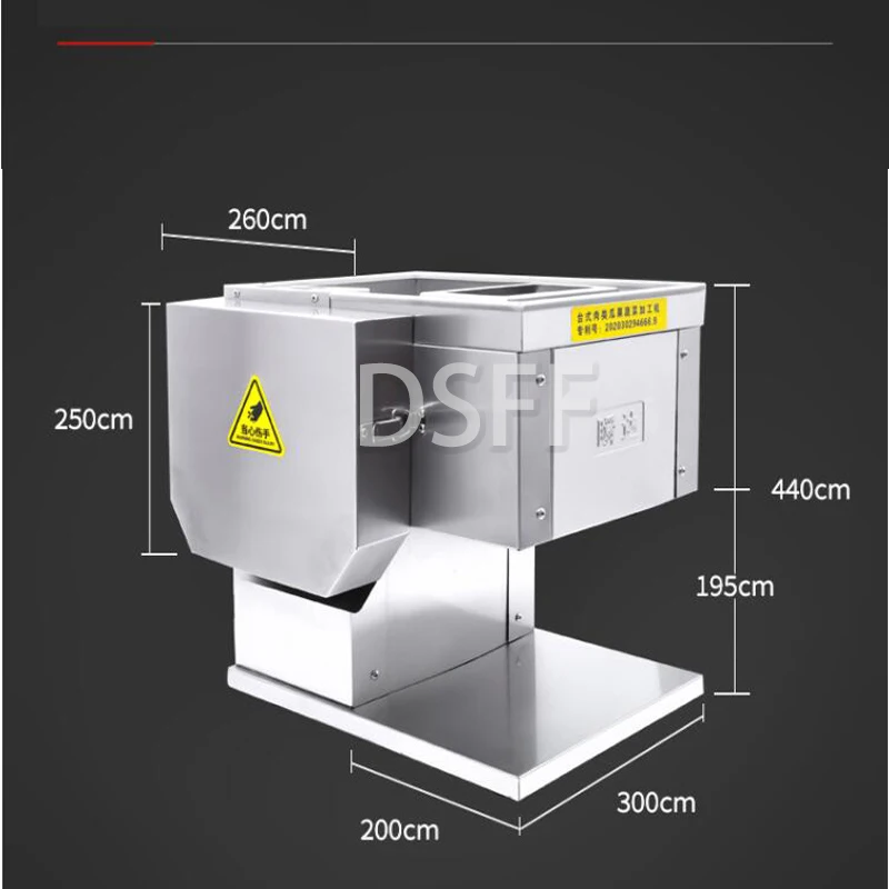 Electric Meat Cutter/Slicer Stainless Steel Drawer Vegetable Shredder