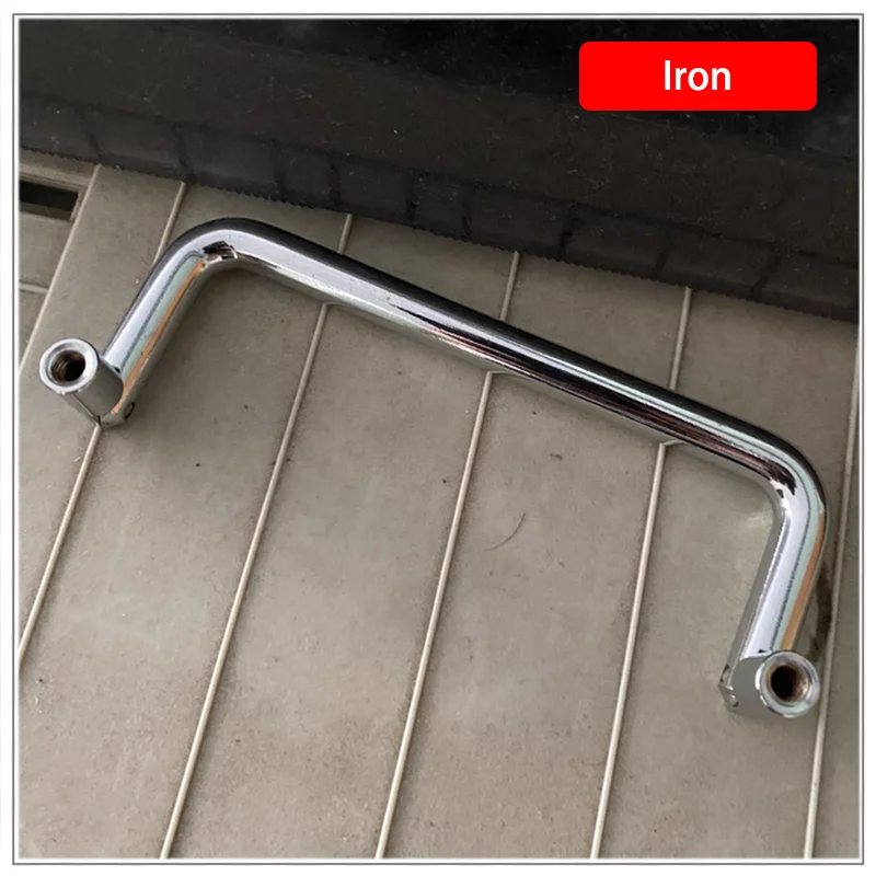 

5pcs Rust Proof Iron Handle Folding Toolbox Modern Simplicity Design Mobile Industrial Equipment